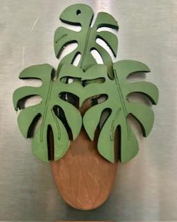 Monstera Leaf Refrigerator Magnet